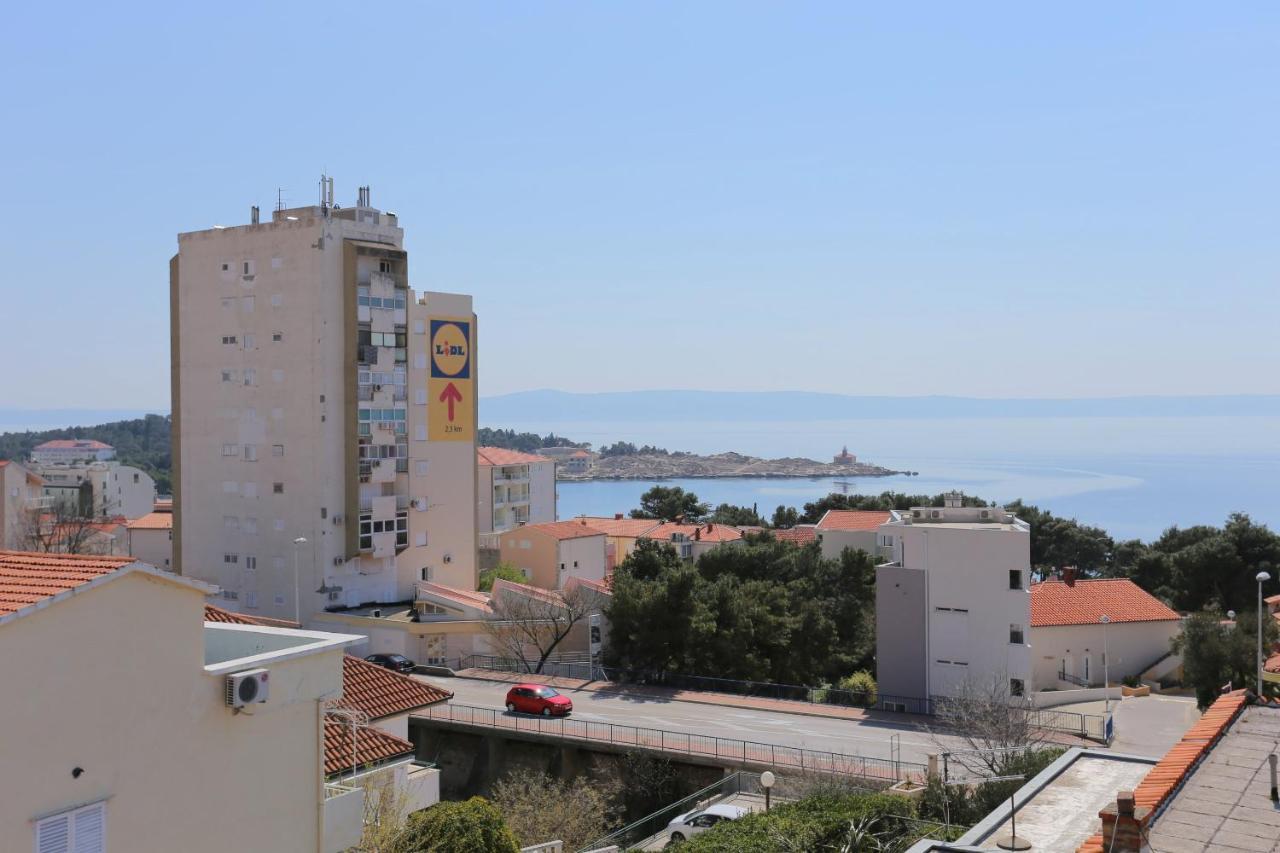 Apartments with a parking space Makarska - 9506 Bagian luar foto